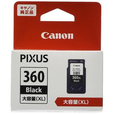 Canon Genuine Ink Cartridge BC-360XL Black High Capacity Type