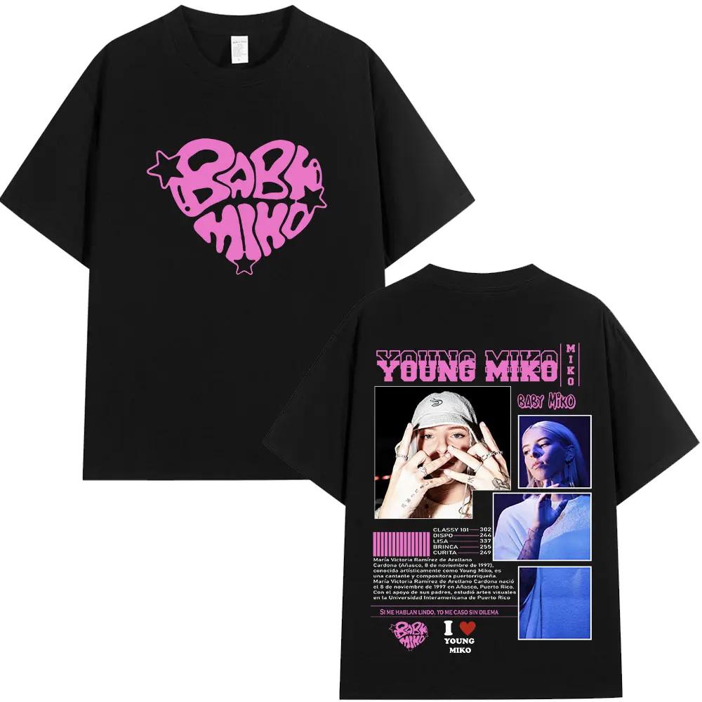 

Young Miko Baby Miko T Shirt Men Women Clothing Fashion Oversized Short Sleeve Female T-shirt Casual Cotton T-shirt Tops S