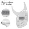 Portable Skin Fat Caliper LCD Display Skin Muscle Tester Battery Powered Fat Measurement Device