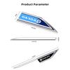 2Pcs Car Leaf Board Personality Stickers For Volvo Rdesign V60 V40 XC90 S60 C30 XC60 V50 V70 S90 3D Metal Car Fender Side Decals