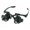 Magnifier High Zoom Headband Eyewear Magnifying Glasses 2 LED Illuminated Magnifier Watch Repair Glasses