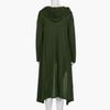 Women Plus Size Long Sleeve Hood Tops Sweatshirt Sweater Irregular Blouse