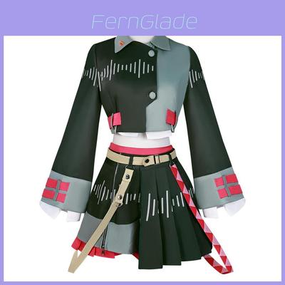 Game Character Cosplay Costume With Polyester Fabric For Anime Fans