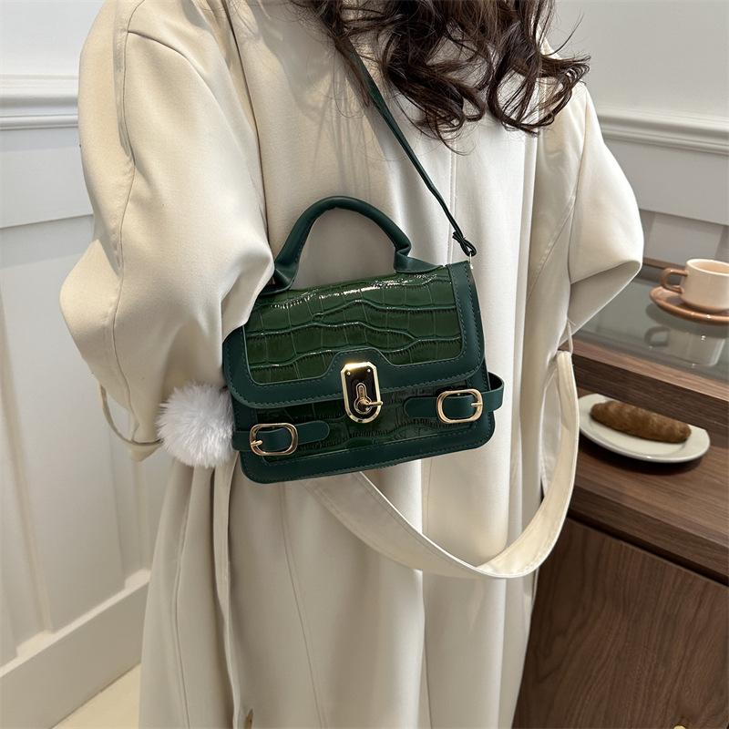 Spring 2024 Korean Style Stone Pattern Handbag - Trendy Women's Shoulder Bag