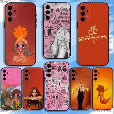 K-KaRol G Tropicoqueta Phone Case For Samsung S25,S24,S21,S22,S23,S30,Ultra,S20,Plus,Fe,Lite,5G Black Cover