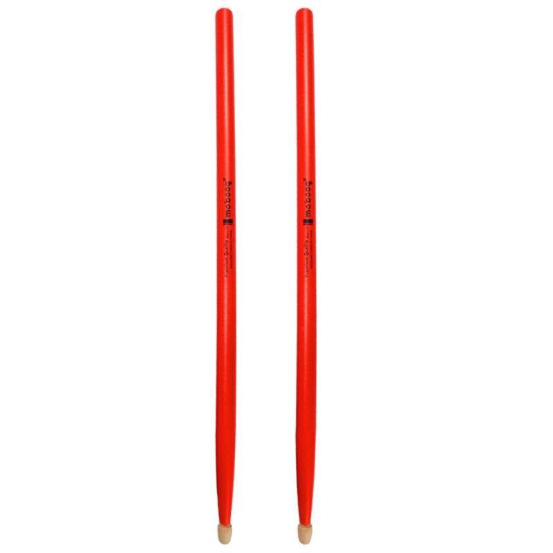 1 Paire de baguettes de batterie antidérapantes 5A/7A en érable pour débutant, étudiant, adulte