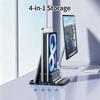 Vertical Adjustable Laptop Stand Desktop Holder Non-Slip Stable for Tablet Phone 10-17 Inch Laptops Home Office