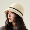 Autumn Winter Knitted Fisherman Hat Women's Bucket Hat