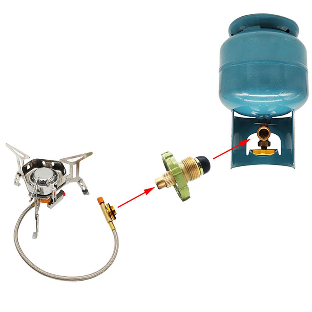 Camping Gas Stove Adapter Outdoor Stove Conversion Head Liquefied Gas Cylinder Connector Outdoor Stove Accessories