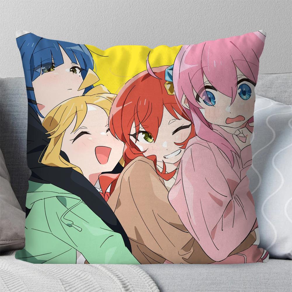 Animation Einsamer R-Rock Kissenbezug Quadratisches Kissen Schlafzimmer Sofa Freizeit Komfort Kissen Auto Wohnzimmer Heimdekoration 40X40