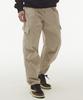 SEVENSELAH Nylon Front 3D Dart Pants Beige