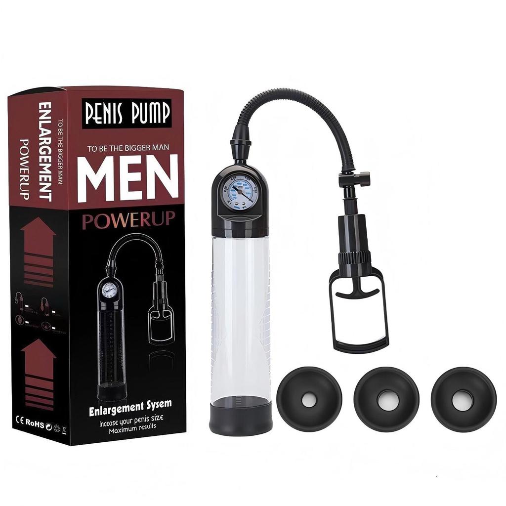 Men's Vacuum Pressure Penis Enlargement & Erection Training Device