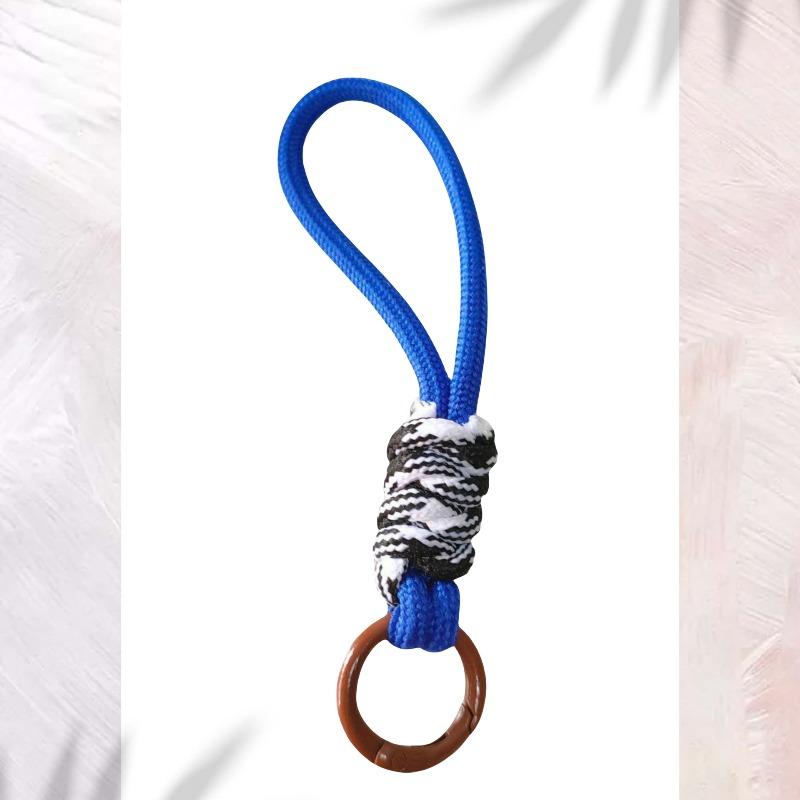Kombinacja kolorów węzeł smycz do telefonu kreatywna krótka pleciona smycz etui na telefon komórkowy breloczek może być odpinana lina zapobiegająca utracie