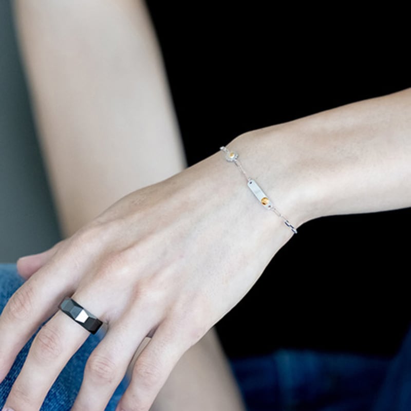 BE/GINS Time Screw Cogwheel Bracelet