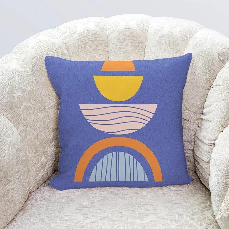 45x45cm Cute Cartoon Series Polyester Hold Pillowcase Kawaii Home Decoration Living Room Sofa Chair Car Bed Cushion Cover