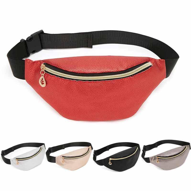 Compact And Chic Travel Hip Bag For Women With Zipper Closure And Pocket