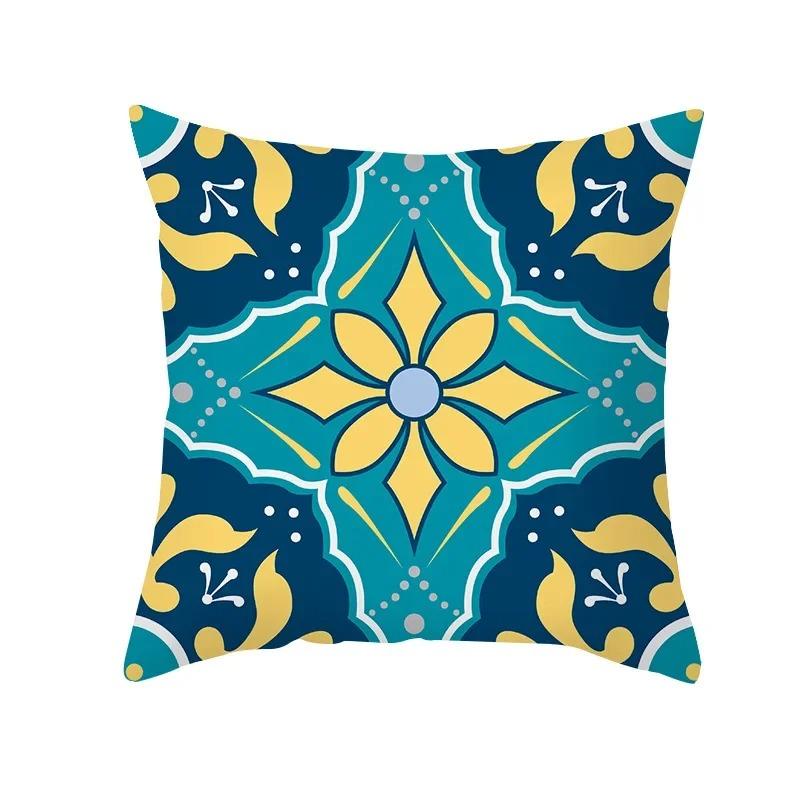 Home Decor Exquisite Patterned Decorative Throw Pillow Covers Pattern Cushion Cover Suitable For Sofa Bedroom Car Pillow Cover