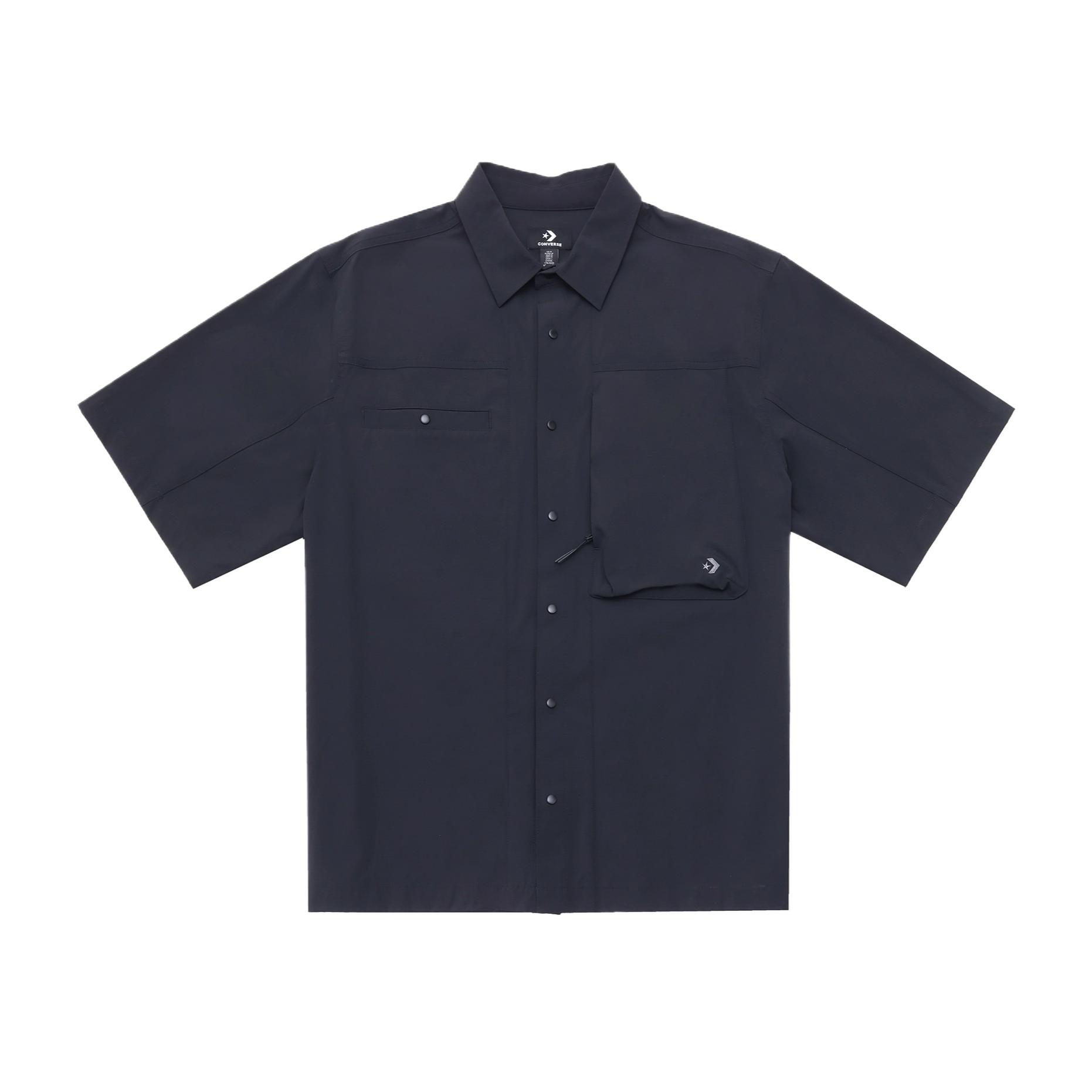 Converse Shirts Men s Multicolor Total Eclipse Lapel Moderate MCJ756-GHM 100