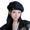 Beret children autumn and winter fashion versatile foreign style spring and autumn painter hat big face small octagonal hat
