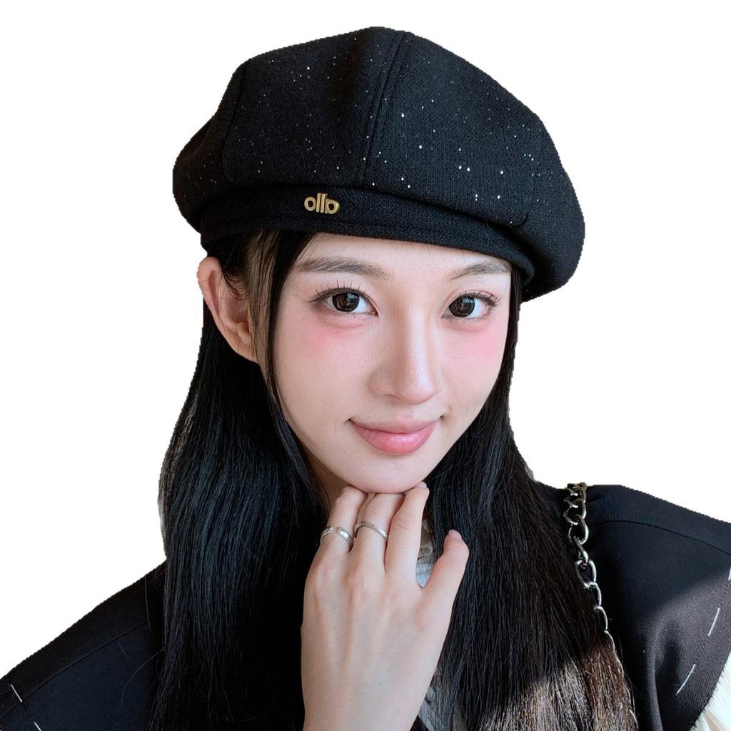 Beret children autumn and winter fashion versatile foreign style spring and autumn painter hat big face small octagonal hat