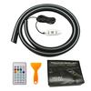 Automotive decoration light strip, colorful acrylic front windshield soundproofing strip, ambience light, no wiring, App control