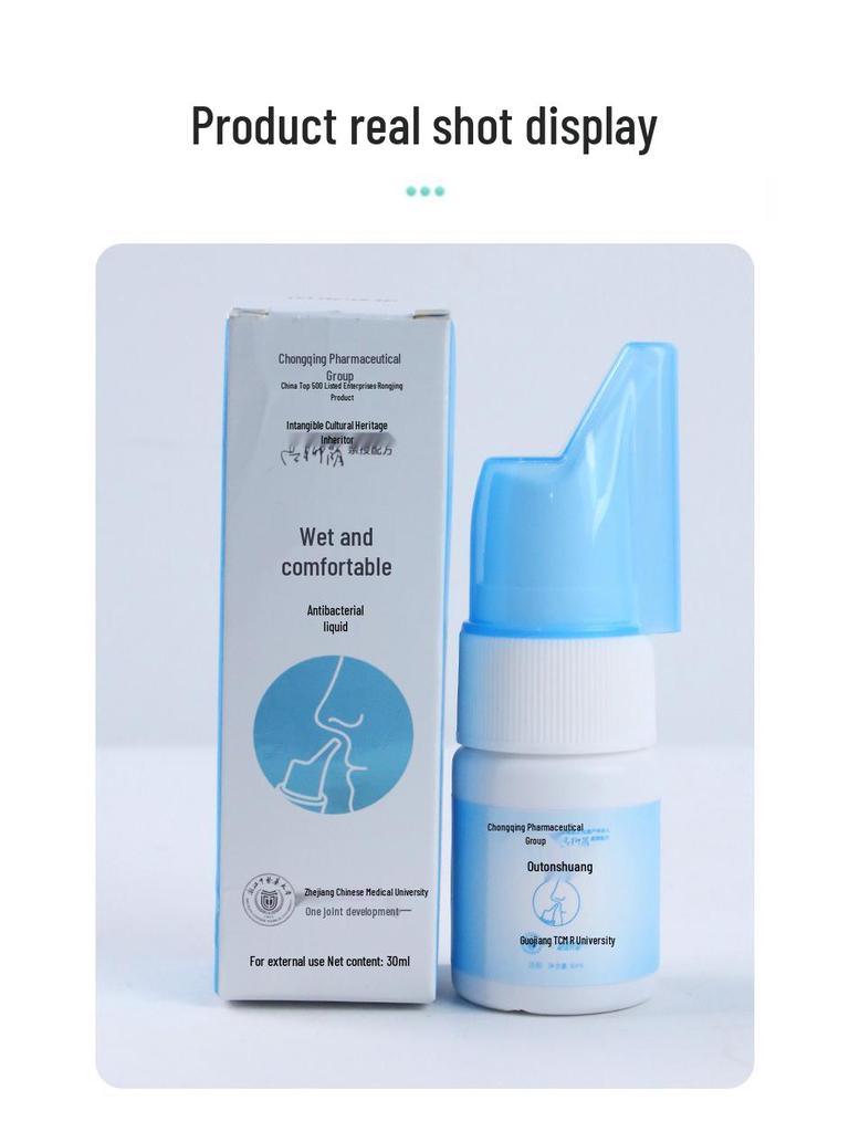 Qiai Nasal Spray for Allergy Relief: Alleviates Congestion, Dryness, Itchiness, Runny Nose & Breathing Difficulties