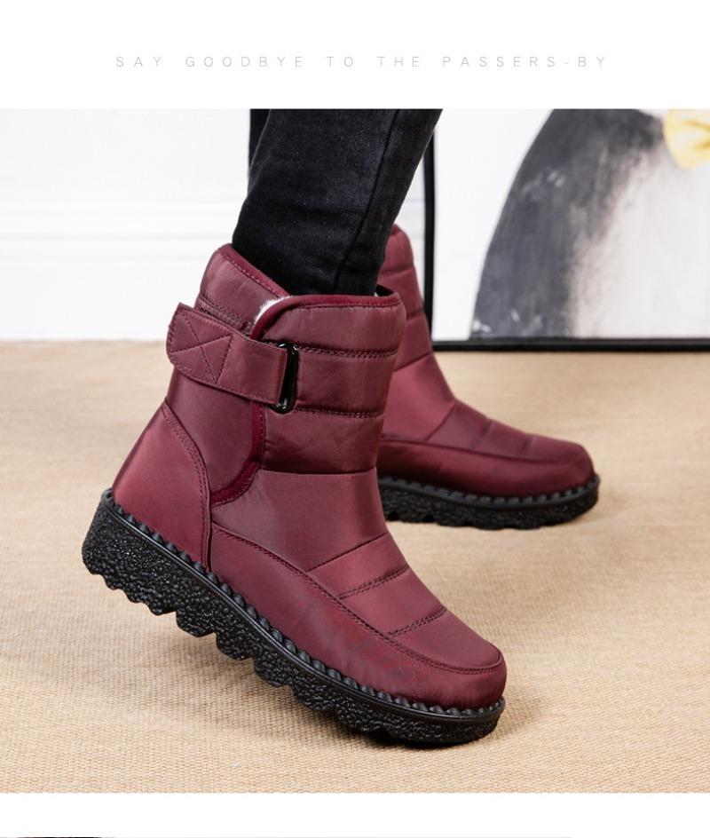Fashion Women's Snow Boots 2024 Warm Winter Boots Waterproof Short Boots Suede Fashion Mid-calf Shoes Women's Shoes
