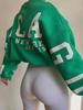 Women Casual Print Pullover Sweatshirt Stylish Loose Thick Long Sleeve Top