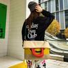 Large capacity men's and women's same simple tote bag shoulder bag