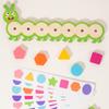 Montessori Magnetic Caterpillar Puzzles Children'S Toy Color Shape Matching Logical Thinking Training Puzzle Board Game For Kids