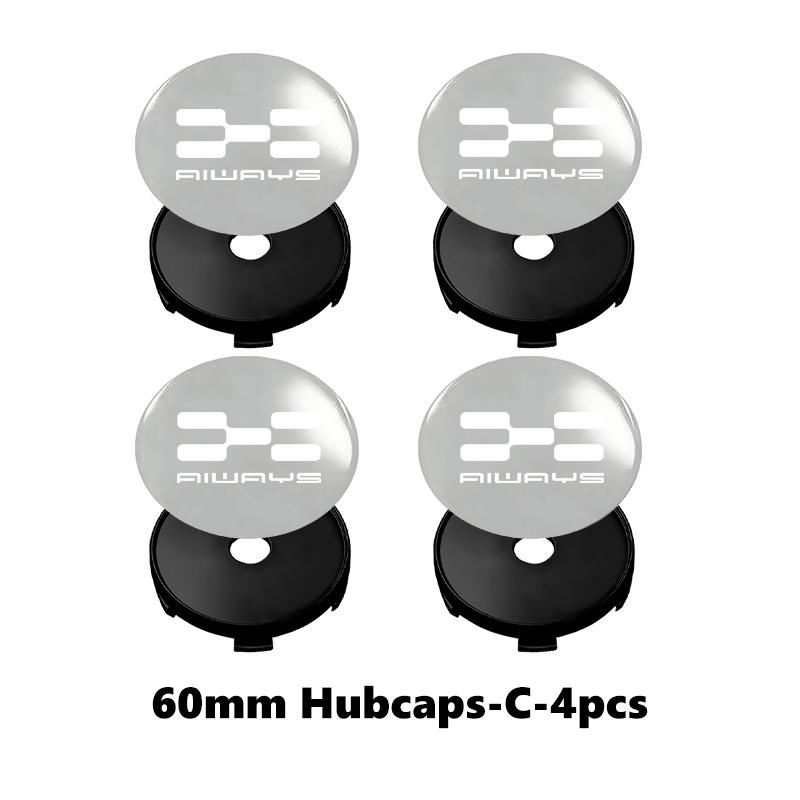 For Aiways 4pcs Car Wheel Center Hub Caps Sticker Auto Emblem Wheel Center Cap U5 PRO SE Bj U6 U7 Ion Nathalie 2020 2021 2022