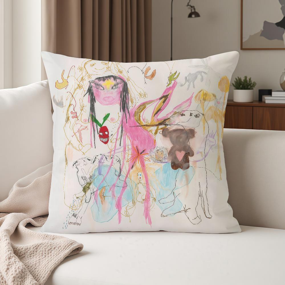 Singer BBeabadoobee Pillow Case Suitable For Bedrooms Living Rooms Cars Home Decoration