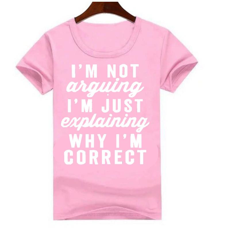 Letter Print Solid Color Streetwear T Shirt For Women With Cotton Blend Casual Top