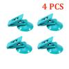 4Pcs Car Interior Window Clip Mount Black Suction Cap Clip Plastic Sucker Removable Holder For Sunshade Curtain Towel Ticket