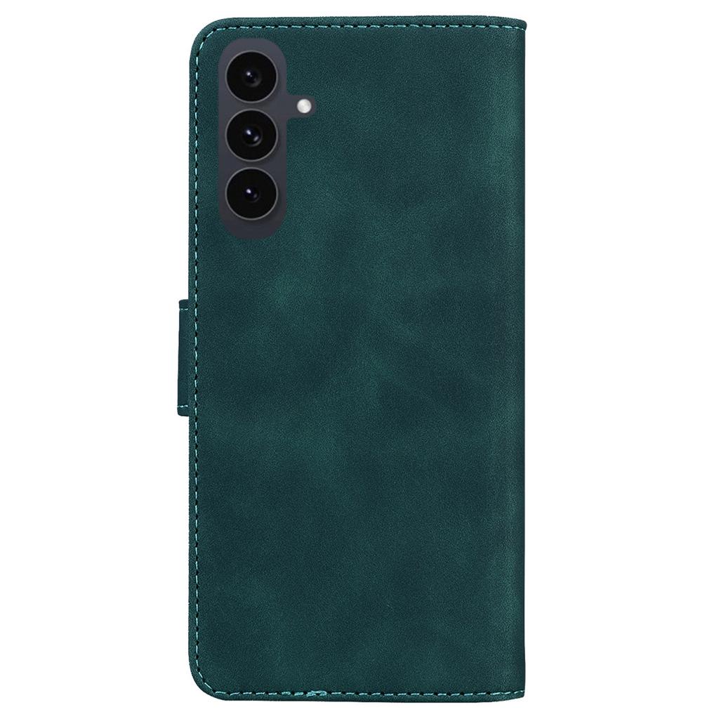 For Samsung Galaxy S25 FE Case Solid Color Leather Wallet Phone Cover