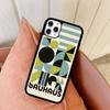 Abstract B-Bauhaus Geometric Art Phone Case For IPhone 17 16 15 14 13 Plus 12 11 Pro Max PC+TPU Cases Back Cover
