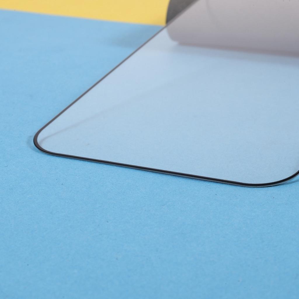 For iPhone 14 6.1 inch (Full Glue) 9D Full Covering Silk Print Tempered Glass Anti-wear Anti-abrasion Protective Film