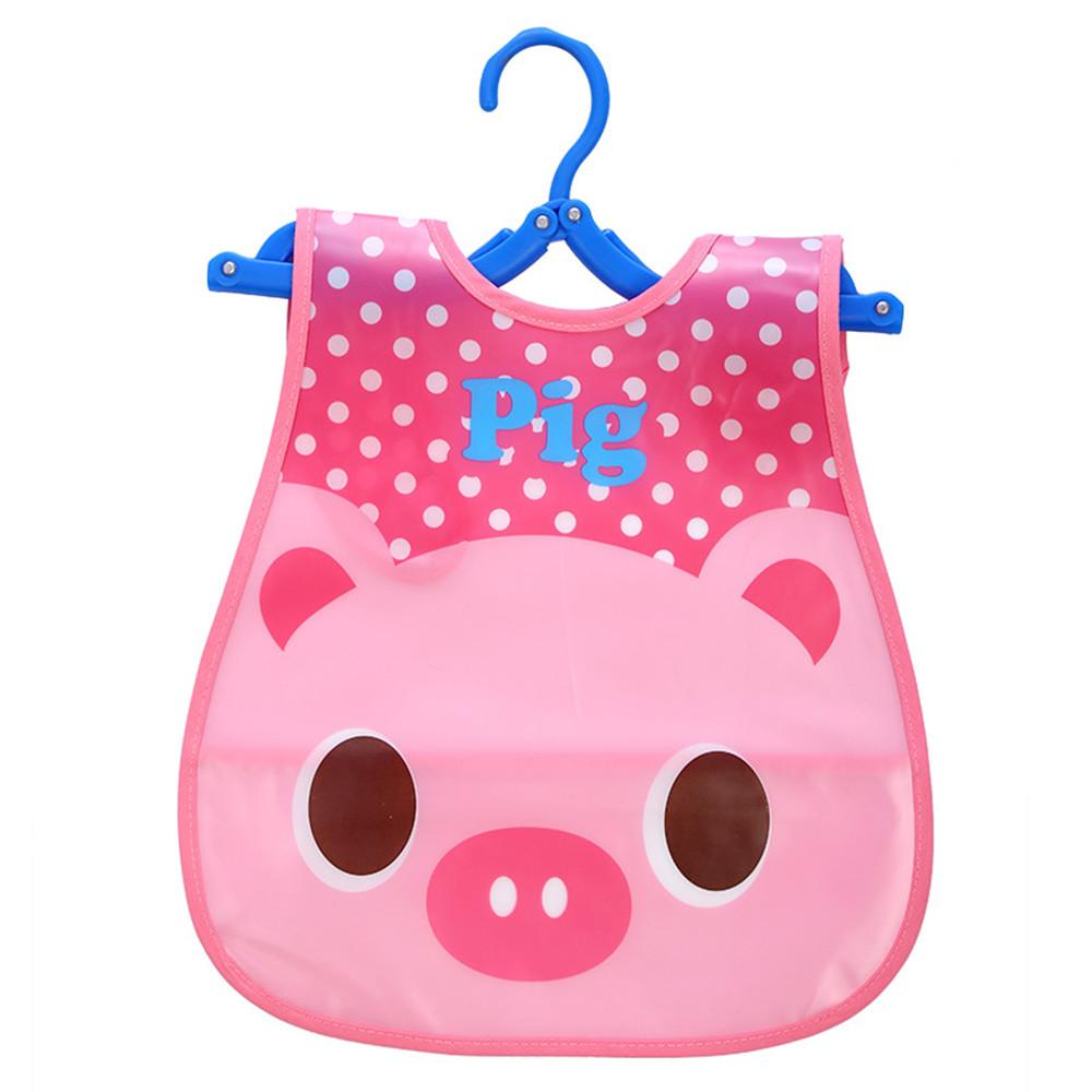 Cute Kid Infant Baby Soft Cartoon Bib Saliva Dripping
