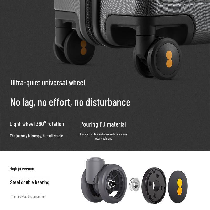 LEVEL8 20-inch PC Hardside Carry-on Luggage