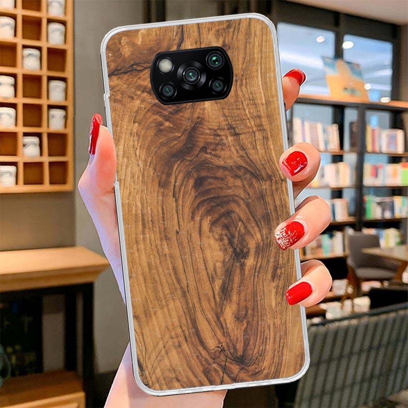 

Wood Wooden Pattern Cover Phone Case For Xiaomi Poco F7 Ultra X7 X6 X5 Pro M7 Redmi 15C 15 13C 13 12C 12 10C 10 9A 9C 9T 9 Shell Redmi 13