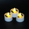 Solar Powered Candle Tea Lights Flameless Fake LED Electronic Candles Outdoor Christmas Small Tea Candles Home Decor