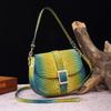 Borsa a tracolla portatile per ascelle Baguette da donna Modello coccodrillo Brahmin