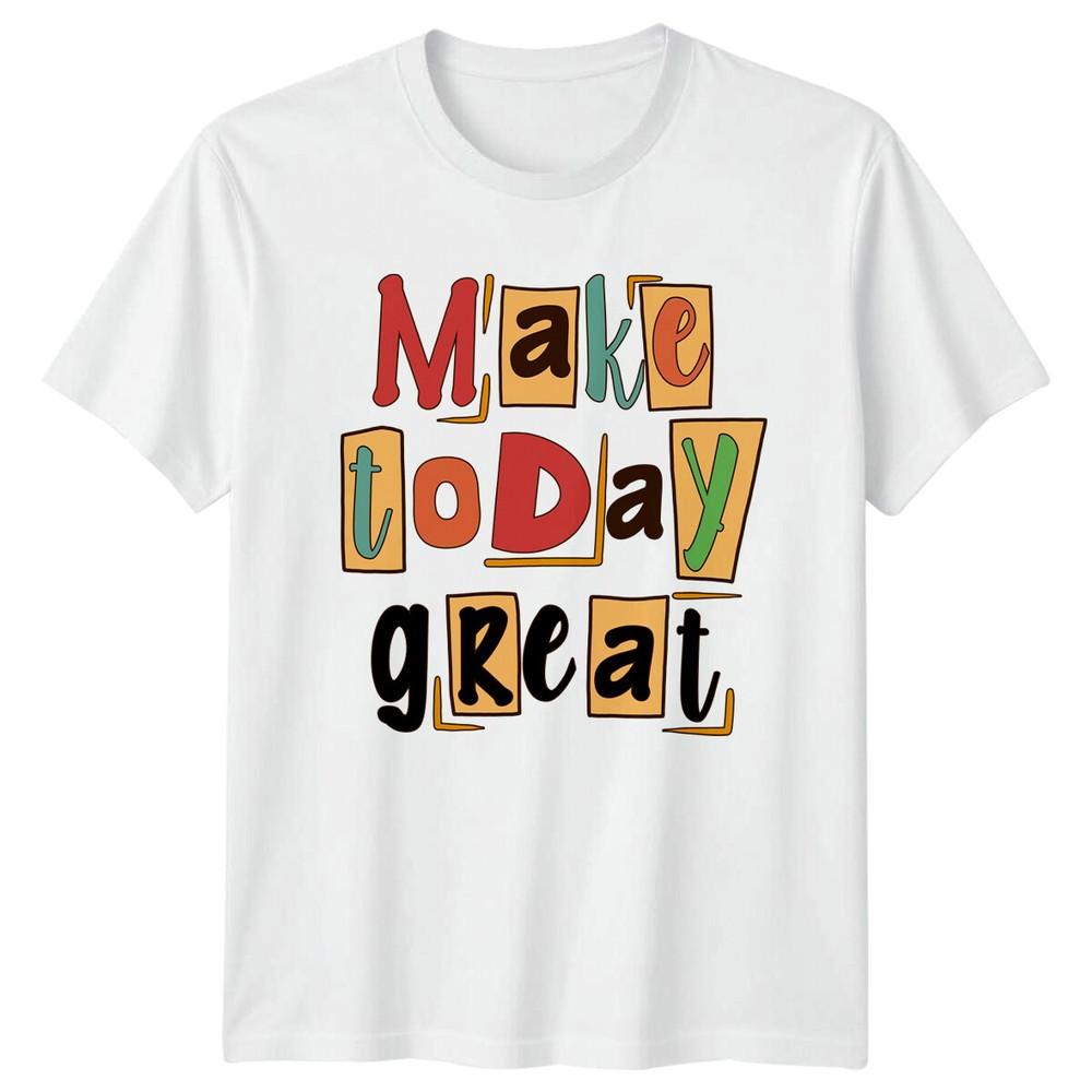 Make Today Great Retro Vintage Style Positive TShirt S
