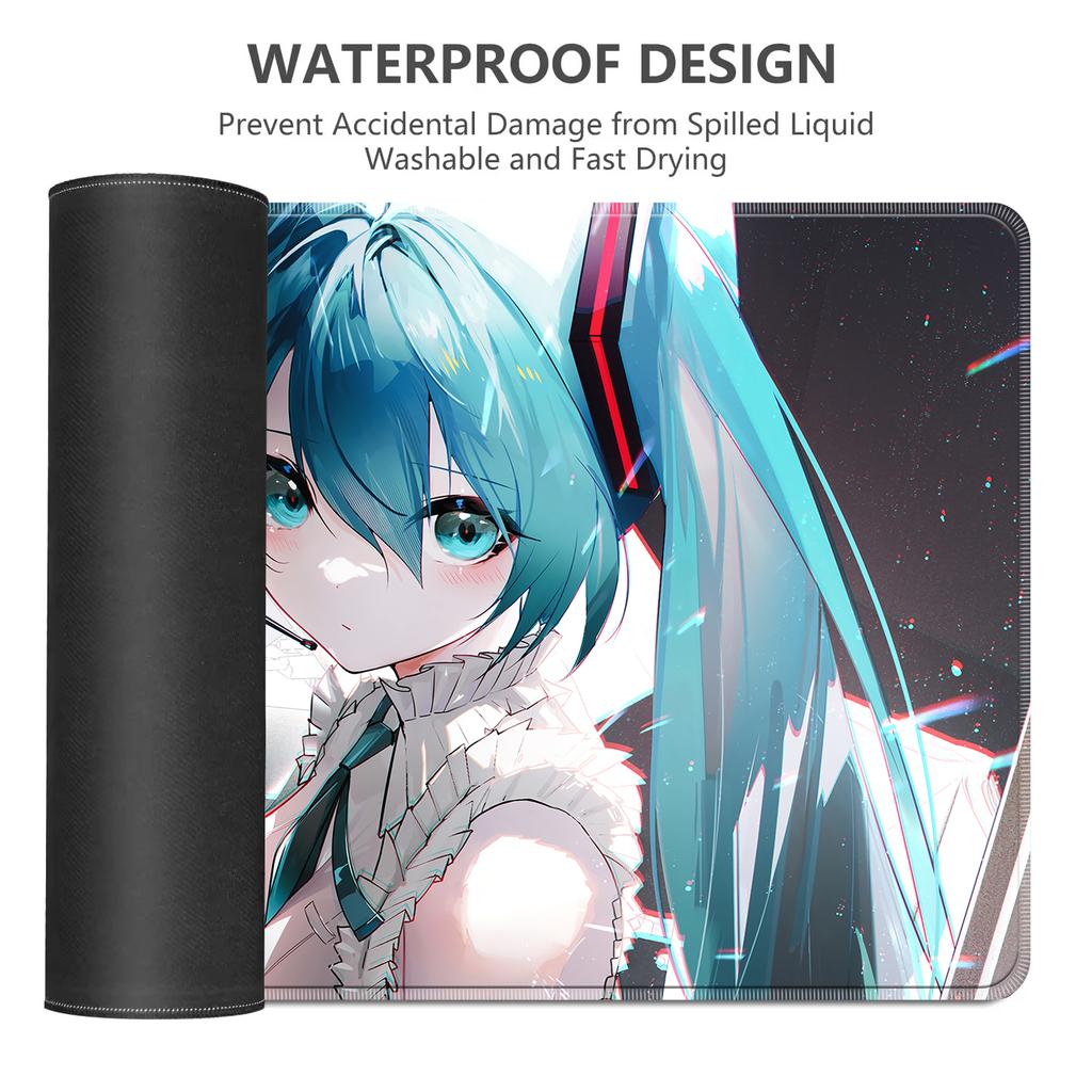Mouse Pad Desk Mat Carpet H-hatsune M-Miku Desk Accessories Laptop Gamer Mausepad Mousepad Office Tables Mouse Mats Keyboard Pad