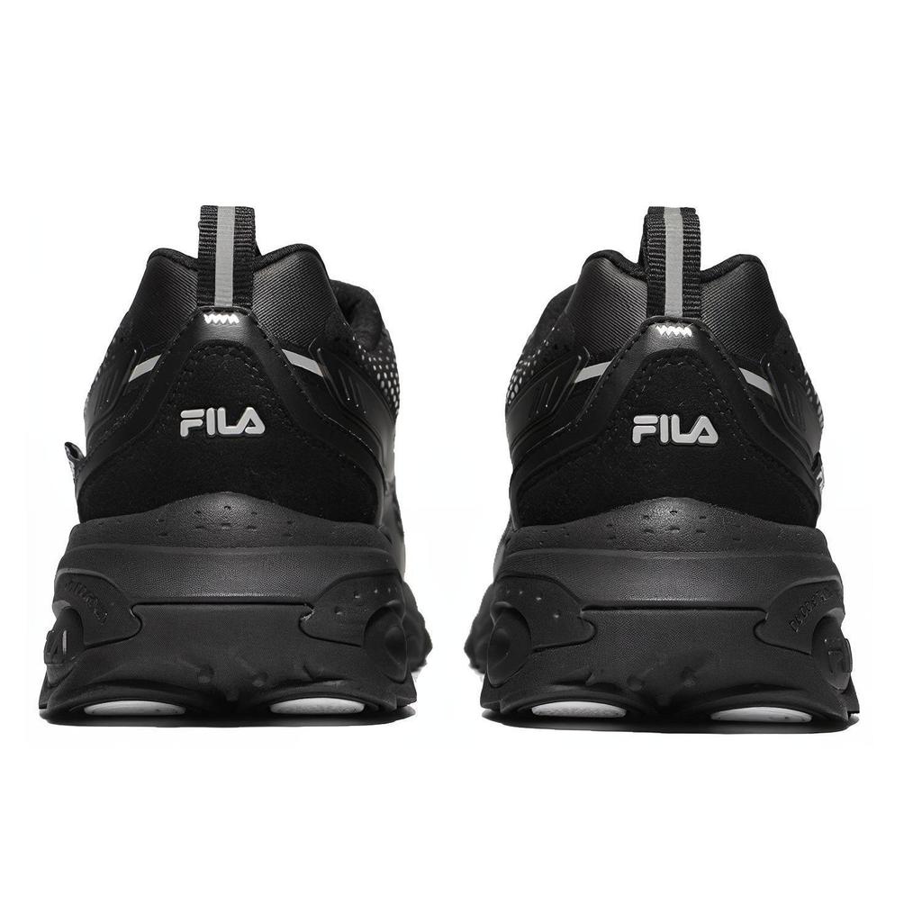 FILA Bubble TR Textile, Synthetic Leather Low top Casual Shoes Unisex Black Korean Style 1RM01574D_001
