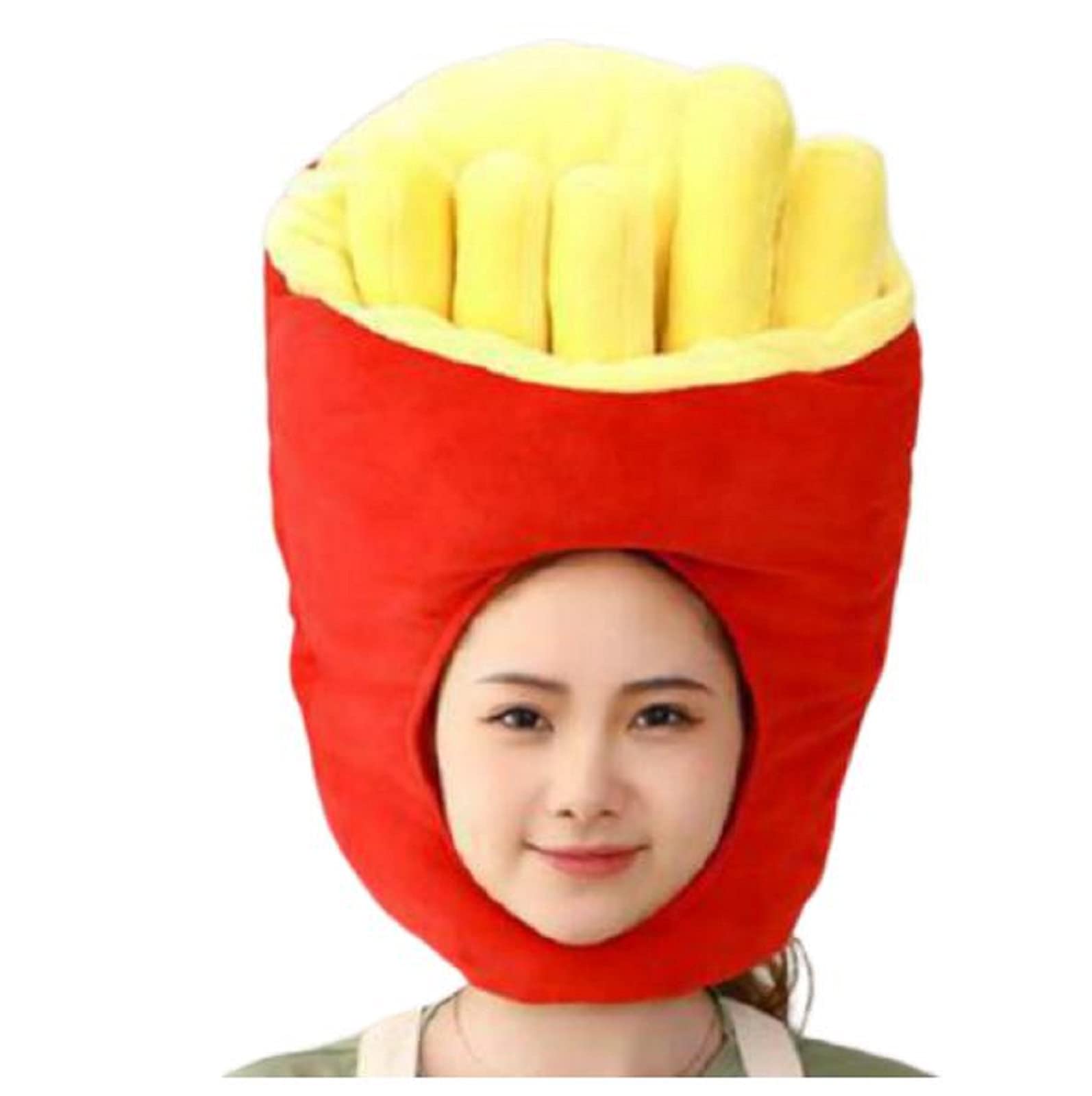 

[pkpohs] Pudding Potato Plush Toy Costume Funny Cosplay Hat Costume Photo Prop (Potato)