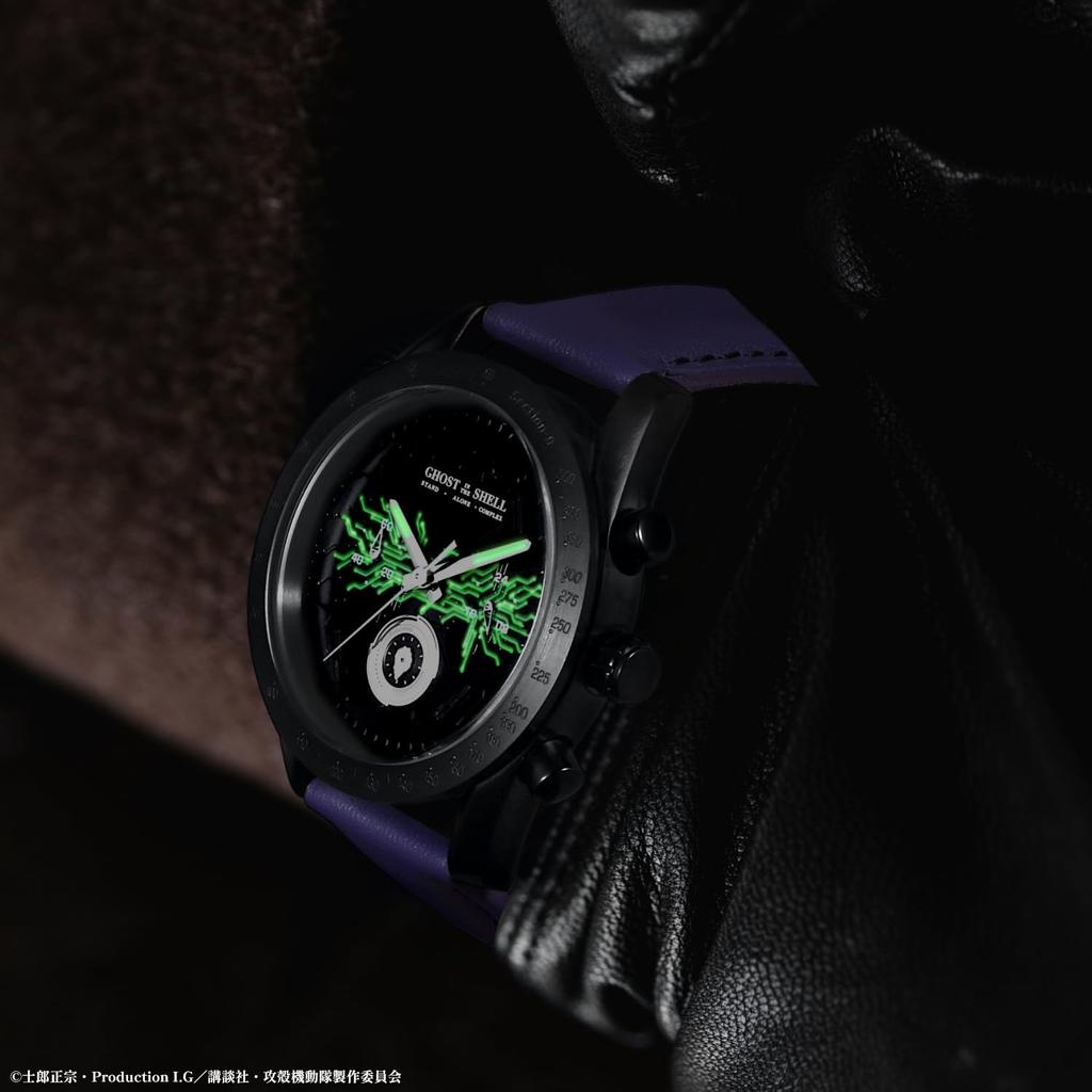 Ghost in the Shell Kronografarmbandsur Kusanagi Motoko Modell S.A.C.