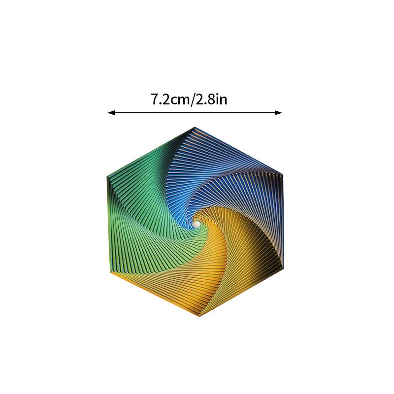 

3D-печать Фрактальный раздражающий шестиугольник Декомпрессионный инструмент Орнамент Несколько цветов Детская игрушка-трансфигурация Подарок для рукоделия