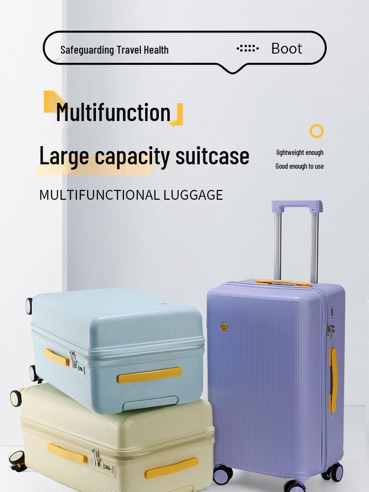 Evrensel Tekerlekli ve Şifreli Kilitli Ekstra Büyük 26 İnç Öğrenci Tekerlekli Çanta - Kalın, Dayanıklı ve Sağlam