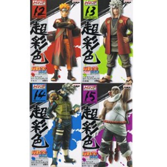 

NARUTO Shippuden High Spec Coloring Figure 4 All 4 Types Set [Parallel Import]